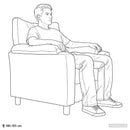 Sofa Cremefarvet 94 x 85 x 93 cm Fløjl