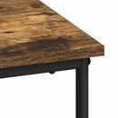 Skrivebord med opbevaring Røget eg 100 x 50 x 75 cm