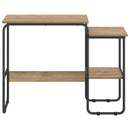 Skrivebord med opbevaring Artisan-eg 100 x 50 x 75 cm