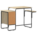 Skrivebord med opbevaring Sonoma-eg 120 x 50 x 75 cm