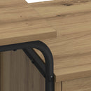 Skrivebord med opbevaring Artisan-eg 120 x 50 x 75 cm