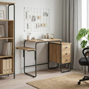 Skrivebord med opbevaring Artisan-eg 120 x 50 x 75 cm