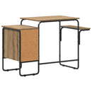 Skrivebord med opbevaring Artisan-eg 120 x 50 x 75 cm