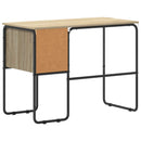 Skrivebord med opbevaring Sonoma-eg 100 x 50 x 75 cm