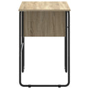 Skrivebord med opbevaring Sonoma-eg 100 x 50 x 75 cm