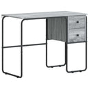 Skrivebord med opbevaring Grå Sonoma 100 x 50 x 75 cm