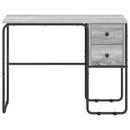 Skrivebord med opbevaring Grå Sonoma 100 x 50 x 75 cm