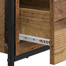 Skrivebord med opbevaring Egetræ 145 x 50 x 75 cm