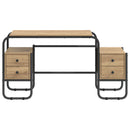 Skrivebord med opbevaring Artisan-eg 145 x 50 x 75 cm
