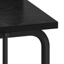 Skrivebord med opbevaring Sort eg 60 x 50 x 91 cm