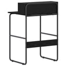 Skrivebord med opbevaring Sort eg 60 x 50 x 91 cm