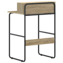 Skrivebord med opbevaring Sonoma-eg 60 x 50 x 91 cm