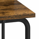Skrivebord med opbevaring Røget eg 60 x 50 x 91 cm
