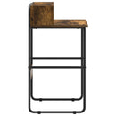 Skrivebord med opbevaring Røget eg 60 x 50 x 91 cm