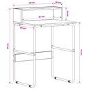 Skrivebord med opbevaring Egetræ 60 x 50 x 91 cm