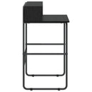 Skrivebord med opbevaring Sort eg 80 x 50 x 91 cm