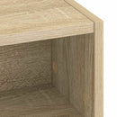 Skrivebord med opbevaring Sonoma-eg 80 x 50 x 91 cm