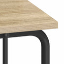 Skrivebord med opbevaring Sonoma-eg 80 x 50 x 91 cm