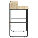 Skrivebord med opbevaring Sonoma-eg 80 x 50 x 91 cm