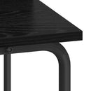 Skrivebord med opbevaring Sort eg 100 x 50 x 91 cm