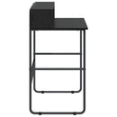 Skrivebord med opbevaring Sort eg 100 x 50 x 91 cm