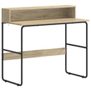 Skrivebord med opbevaring Sonoma-eg 100 x 50 x 91 cm
