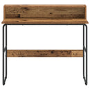 Skrivebord med opbevaring Egetræ 100 x 50 x 91 cm