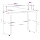Skrivebord med opbevaring Artisan-eg 100 x 50 x 91 cm