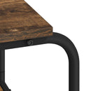 Skrivebord med opbevaring Røget eg 113,5 x 52 x 75,5 cm