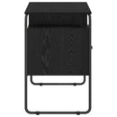 Skrivebord med opbevaring Sort eg 120 x 50,5 x 75,5 cm