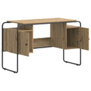 Skrivebord med opbevaring Artisan-eg 120 x 50,5 x 75,5 cm
