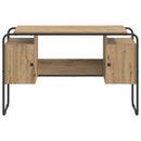 Skrivebord med opbevaring Artisan-eg 120 x 50,5 x 75,5 cm