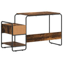 Skrivebord med opbevaring Røget eg 131,5 x 50 x 75,5 cm