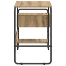 Skrivebord med opbevaring Artisan-eg 131,5 x 50 x 75,5 cm