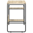 Skrivebord med opbevaring Sonoma-eg 131,5 x 50 x 75,5 cm