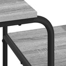 Skrivebord med opbevaring Grå Sonoma 131,5 x 50 x 75,5 cm