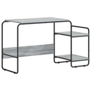 Skrivebord med opbevaring Grå Sonoma 131,5 x 50 x 75,5 cm