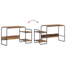 Skrivebord med opbevaring Egetræ 131,5 x 50 x 75,5 cm