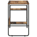 Skrivebord med opbevaring Egetræ 131,5 x 50 x 75,5 cm