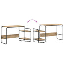 Skrivebord med opbevaring Artisan-eg 131,5 x 50 x 75,5 cm