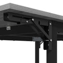 Udtrækbart spisestuebord 120 x 81,5 x 75 cm Konstrueret træ