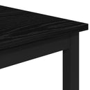 Barbænk Sort eg 40 x 32 x 64 cm Konstrueret træ