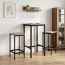 Barbænk 2 stk. Sonoma-eg 40 x 32 x 64 cm Konstrueret træ