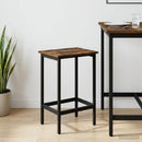 Barbænk Røget eg 40 x 32 x 64 cm Konstrueret træ