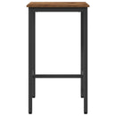 Barbord 52 x 52 x 110 cm Konstrueret træ Gammelt træ