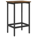 Barbænk Røget eg 40 x 32 x 74 cm Konstrueret træ