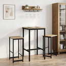 Barbænk 2 stk. Sonoma-eg 40 x 32 x 64 cm Konstrueret træ