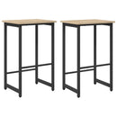 Barbænk 2 stk. Sonoma-eg 40 x 32 x 64 cm Konstrueret træ