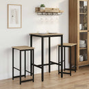 Barbænk 2 stk. Sonoma-eg 40 x 32 x 74 cm Konstrueret træ