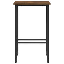 Barbænk Røget eg 40 x 32 x 74 cm Konstrueret træ